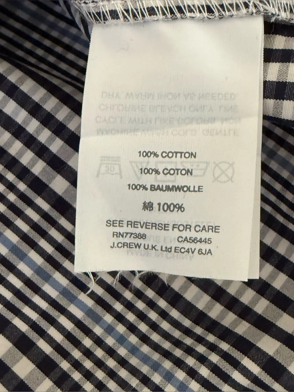 J.Crew Navy Gingham Halter Mini Dress with Ruffle Hem, Size 10 Plaid Preppy